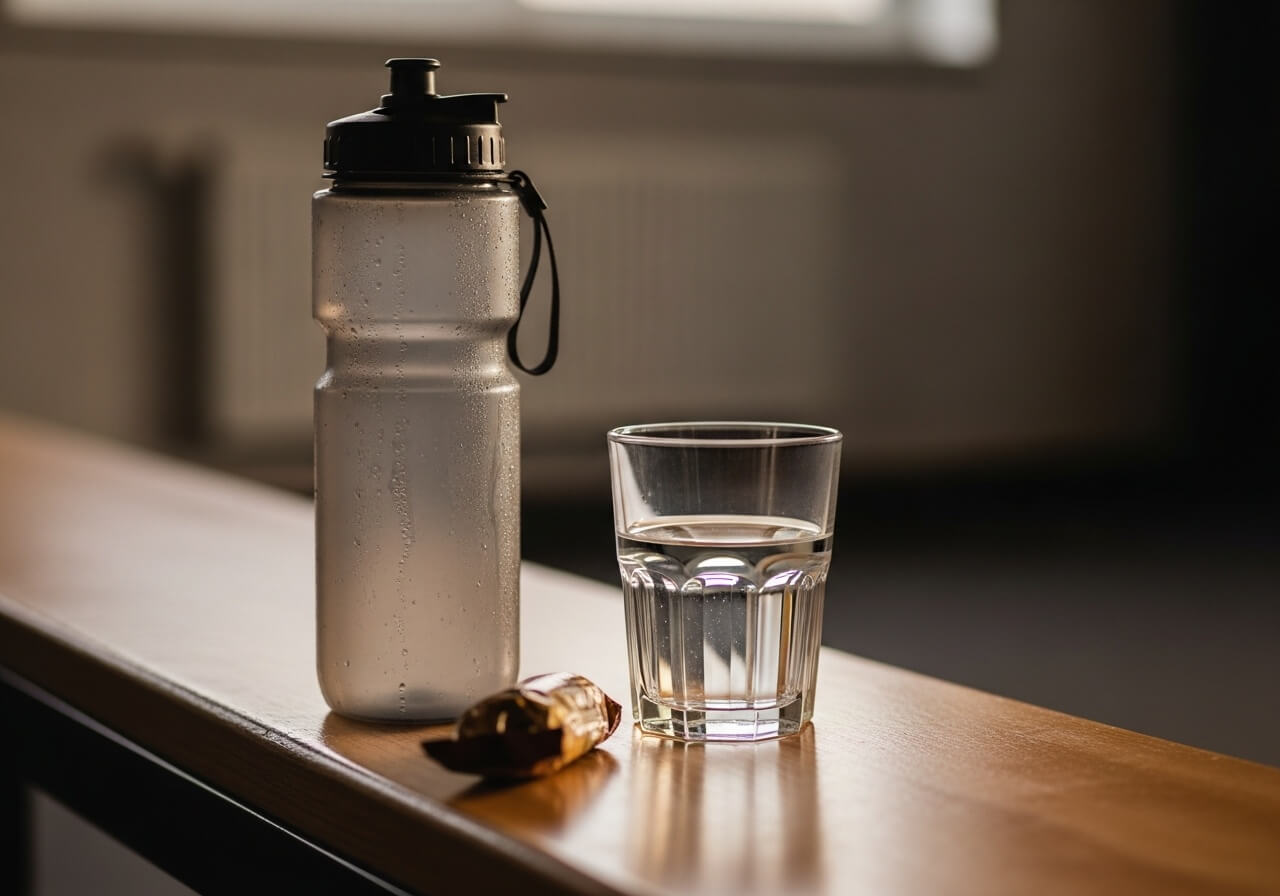 Show the immediate performance cost as impaired hydration and recovery support after training — alcohol athletic performance