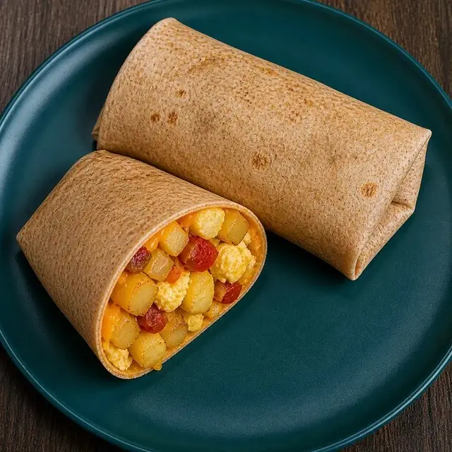 Breakfast Potato and Egg Burritos