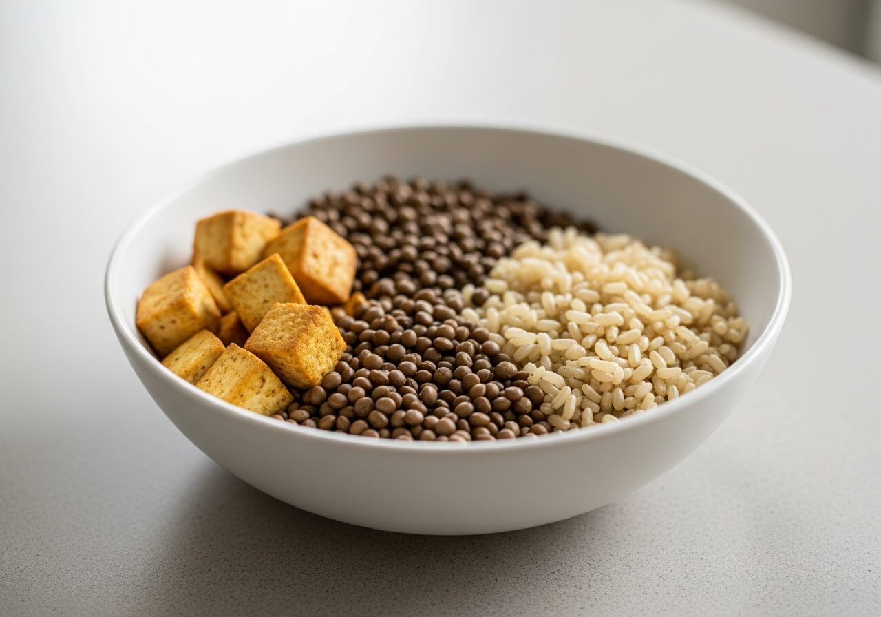 The core mechanism of recovery nutrition: a protein-rich plant meal supplying amino acids after training — plant based muscle building