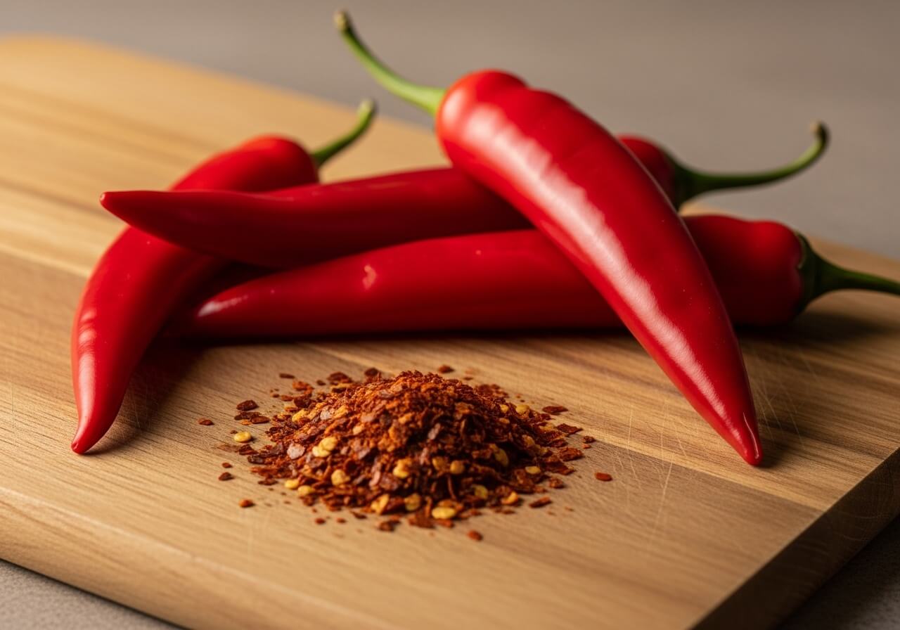 Show the specific thermogenic ingredient that causes temporary heat response — thermogenic foods metabolism