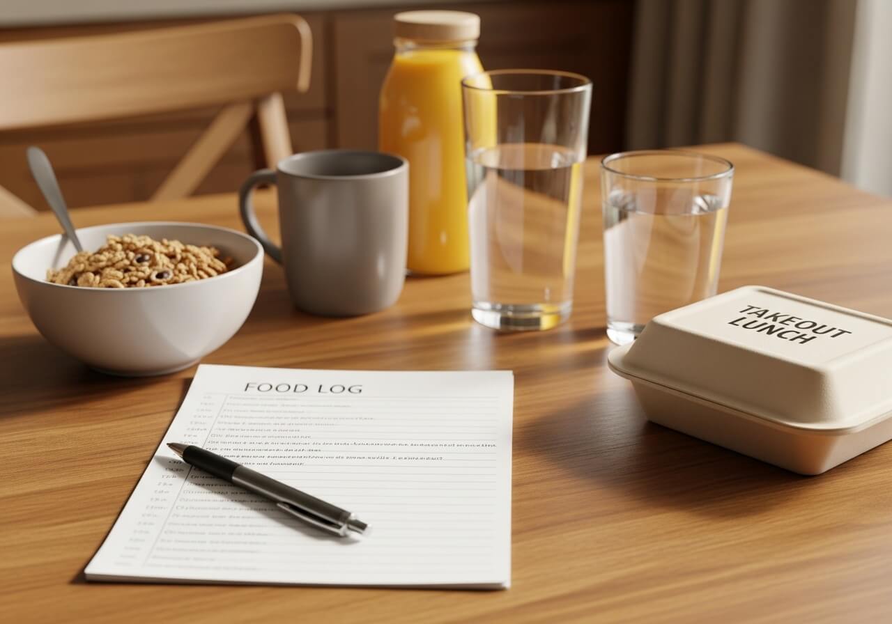 Baseline awareness through honest tracking of real eating habits — how to eat healthy