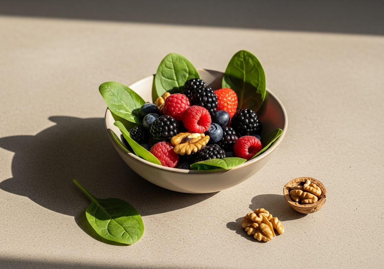Show the nutrient-dense foods that support anti-inflammatory eating — anti-inflammatory meal plan