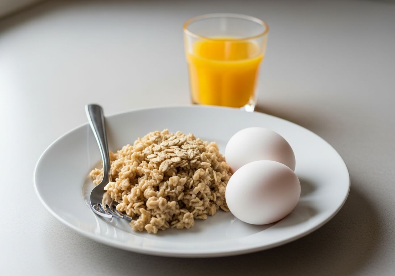 show a more substantial pre-lifting meal combining carbohydrates and protein — nutrient timing by workout type