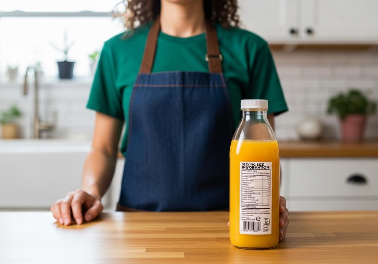 Show the common mistake of overlooking servings per container — how to read nutrition labels