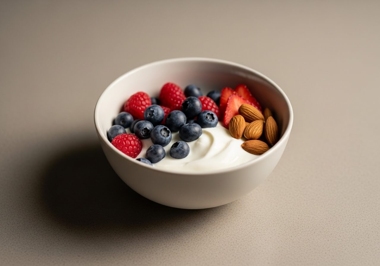 The mechanism of a balanced morning meal keeping hunger stable through the morning — quick healthy breakfasts