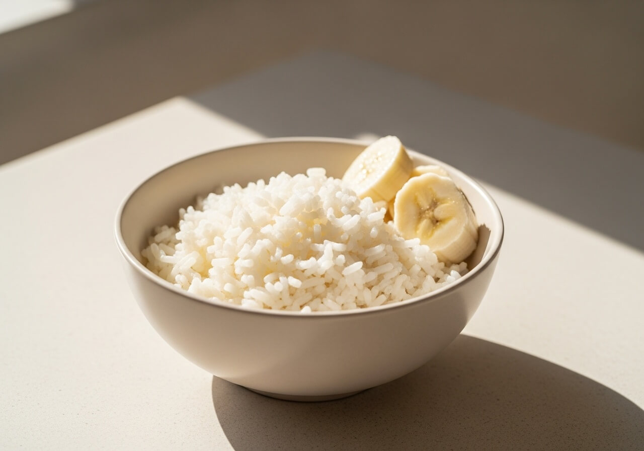 Show a simple carb source used to refill glycogen after training — post workout meal components